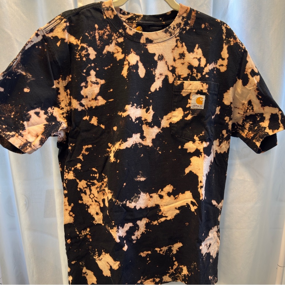 Custom made Bleach Tye Dye Carthartt Tee